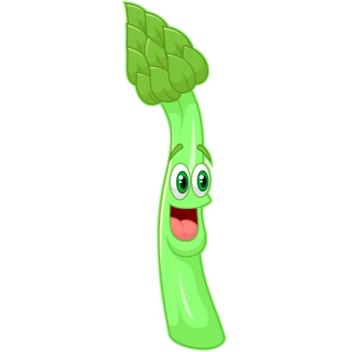Craft Supply Classroom Cutout – Cartoon or Plain Asparagus Vegetable Cutout